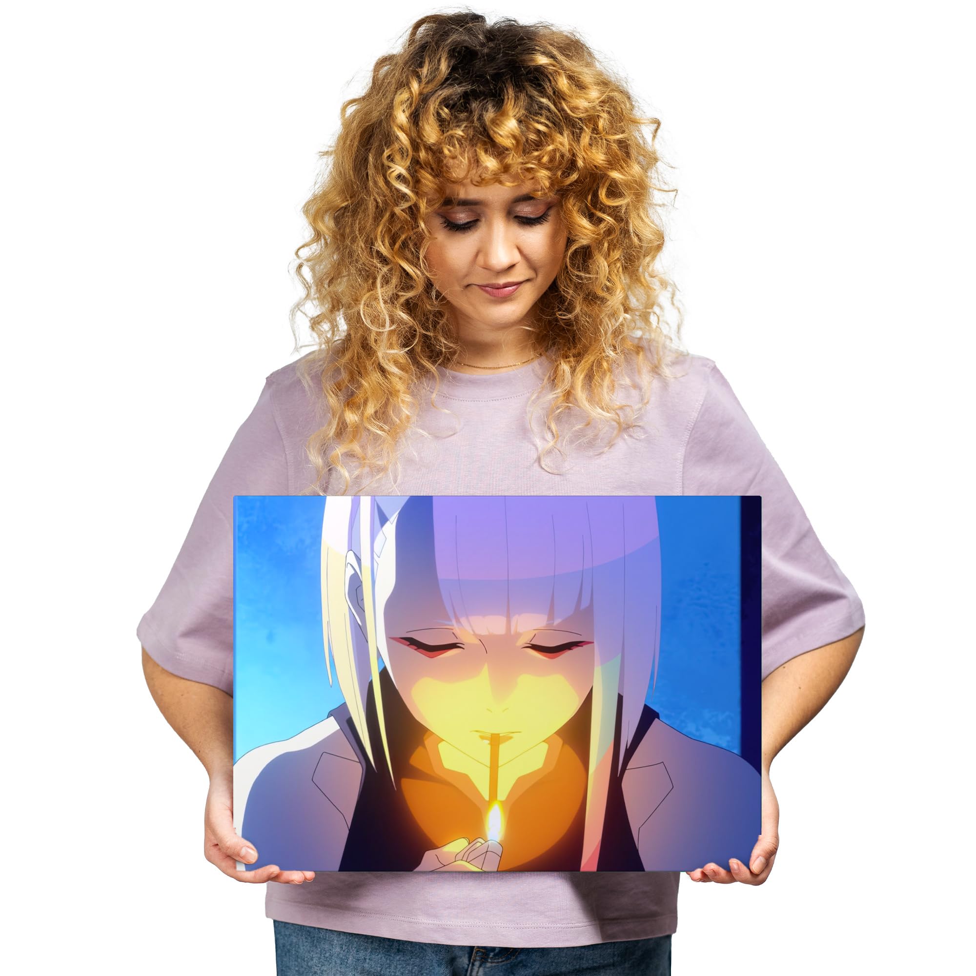 Displate Lucy portrait metal poster 中古｜